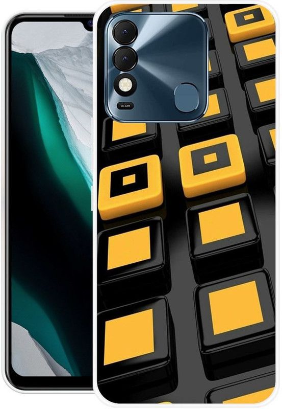 Krtagy Back Cover for Tecno Spark 8T, Tecno Spark 8  (Multicolor, Dual Protection, Silicon, Pack of: 247)