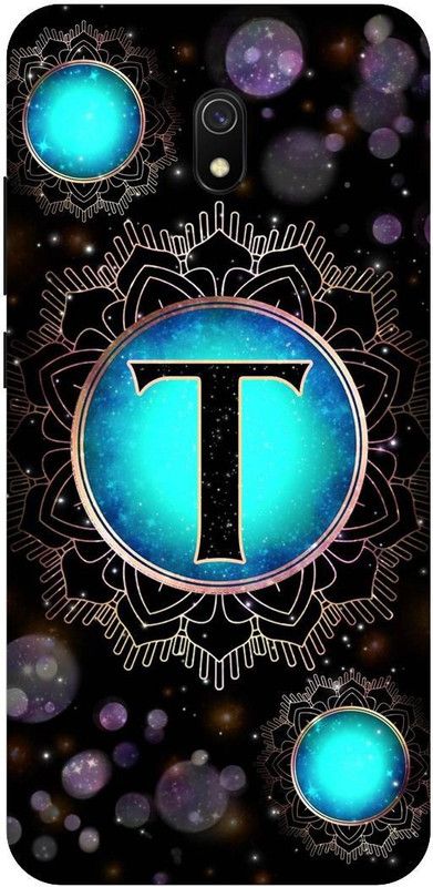 SSMORYA Back Cover for Redmi 8A T Letter Printed Back Cover  (Multicolor, Waterproof, Pack of: 1)