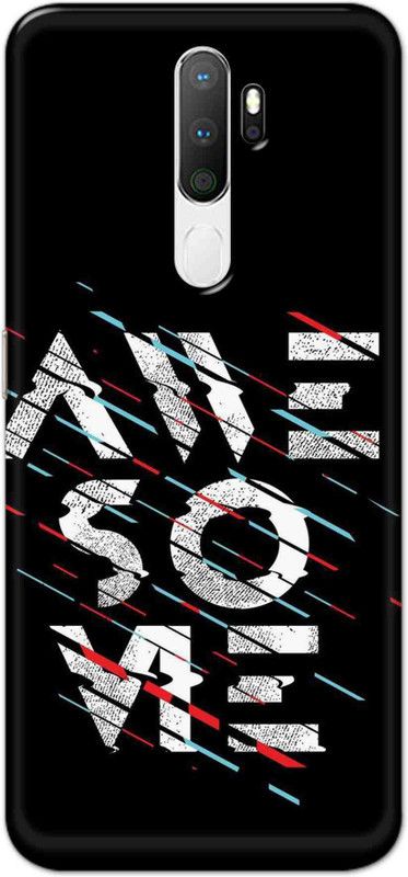 Alve Back Cover for Oppo A5 (2020)  (Black, Pack of: 1)
