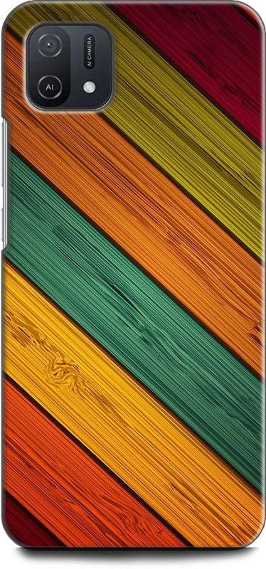 INDICRAFT Back Cover for OPPO A16e, CPH2421 WOOD, BROUNE WOODEN, TEXTURE, PATTERN  (Multicolor, Shock Proof, Pack of: 1)