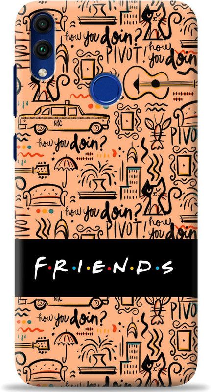 Cover King Back Cover for Honor 8C  (Pink, Shock Proof, Pack of: 1)