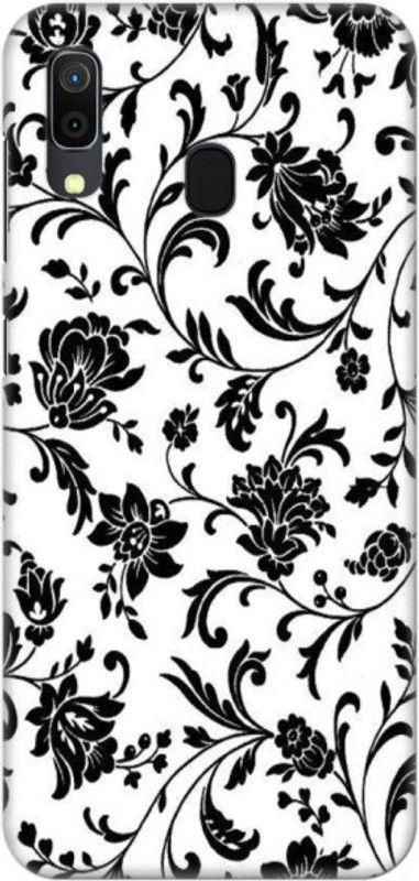 COBIERTAS Back Cover for Samsung Galaxy A30  (Black, White, Hard Case)