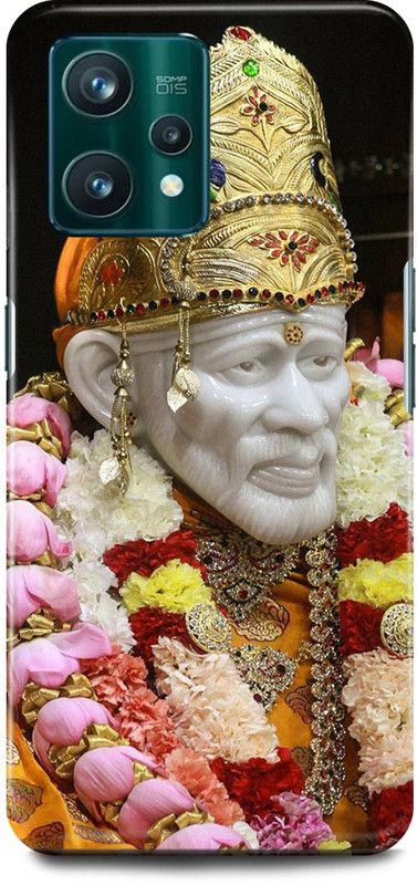 play fast Back Cover for realme 9i, RMX3491 SHIRDI, KE, SAI, BABA, SAI, SAINATH  (Gold, Hard Case, Pack of: 1)