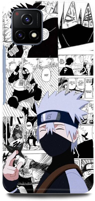 play fast Back Cover for Vivo Y72 5G, V2060 NARUTO, SHIPPUDEN, ANIME, NEON  (White, Hard Case, Pack of: 1)