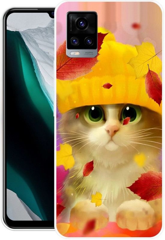 BLUEBUG Back Cover for Vivo V20 2021  (Multicolor, Grip Case, Silicon, Pack of: 1)