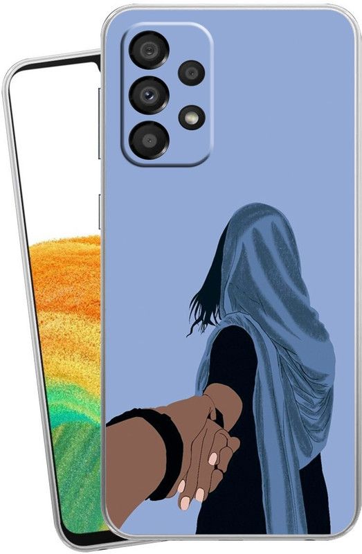 Mitvaa Back Cover for Samsung Galaxy A33 5G  (Black, Blue, Dual Protection, Silicon, Pack of: 1)