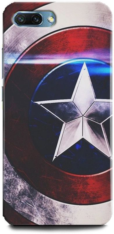 INDICRAFT Back Cover for Honor 10, Captain America, Printed  (Multicolor, Shock Proof, Pack of: 1)