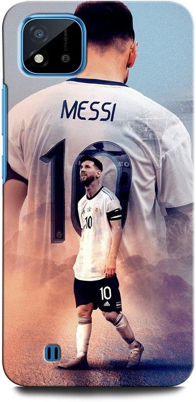 GRAFIQE Back Cover for Realme C11 2021 MESSI, LIONE MESSI, FOTBALL, MESSI 10, BARCELONA, SPORTS  (Multicolor, Shock Proof, Pack of: 1)
