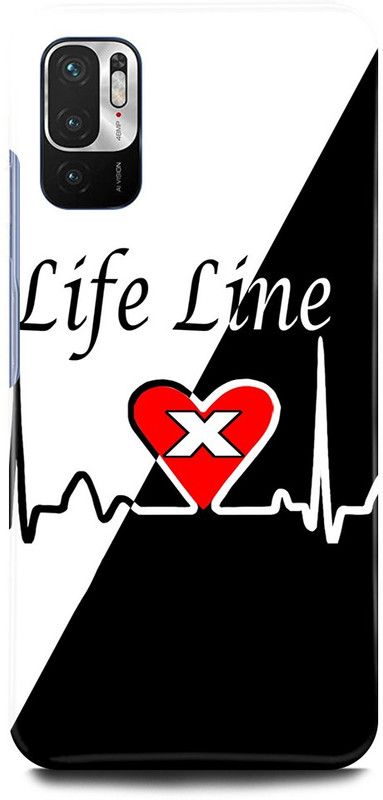 FRONK Back Cover for POCO M3 Pro 5G, X, NAME, LETTER, ALPHABET, LIFELINE  (Black, Hard Case, Pack of: 1)