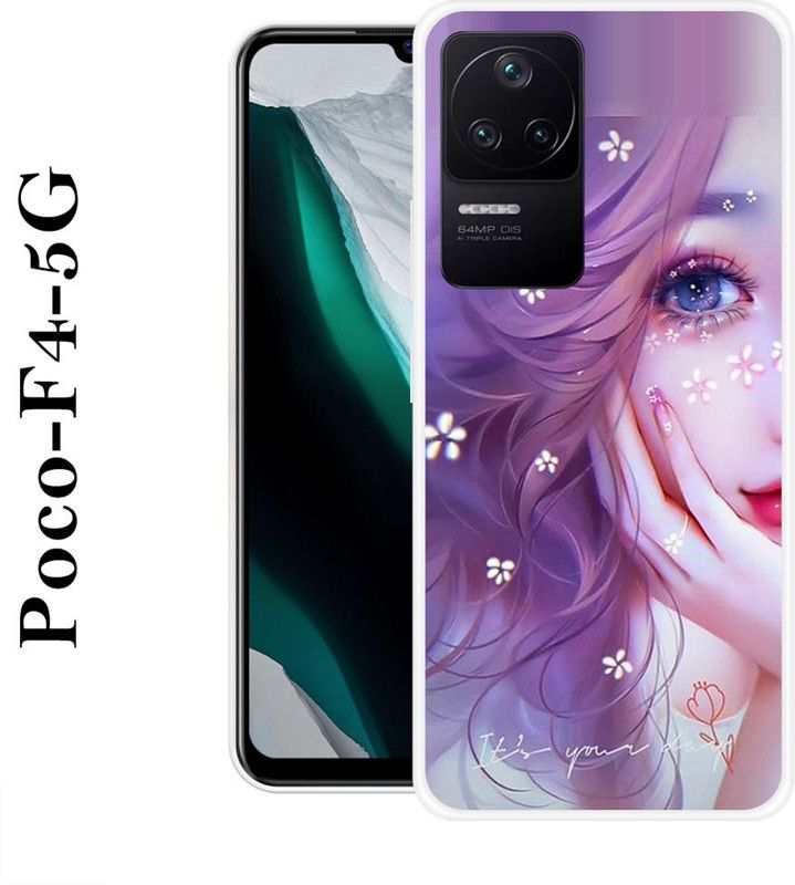 supercase Back Cover for Poco F4 5G  (Multicolor, Silicon)