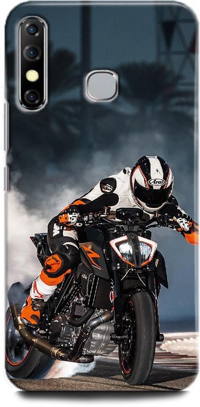 KEYCENT Back Cover for Infinix Hot 8 BIKE, DUKE, DUKE BIKE LOVER, SUPERBIKE, CLASSIC  (Multicolor, Shock Proof, Pack of: 1)