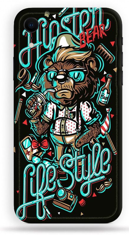 LAMHA Apple iPhone XR, Apple iPhone XR Mobile Skin  (Ultra Super Hipster With High Matte Finish.)