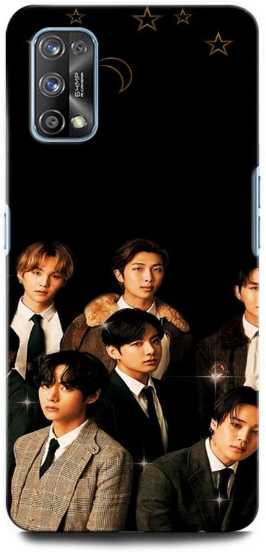 INTELLIZE Back Cover for Realme 7 Pro RMX2170 BTS X ARMYJUNGSHOOK, KOREAN, HEARTBEAT, BTS, BEAT  (Multicolor, Hard Case)