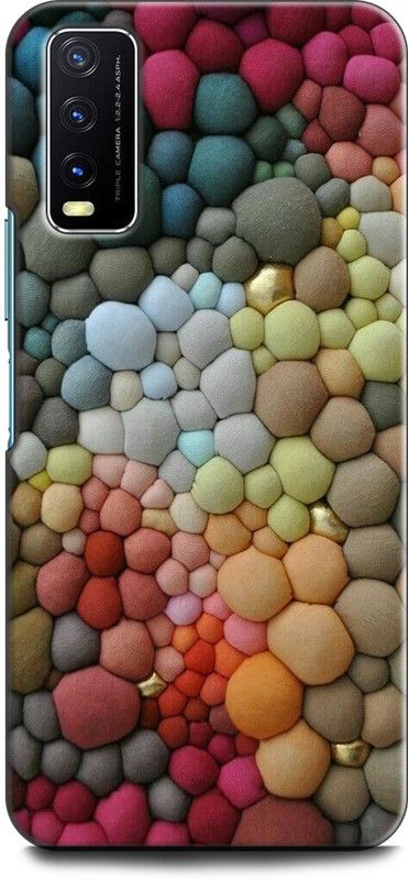 Dronk Back Cover for Vivo Y20G, V2037 ABSTRACT, GEOMETRIC, DESIGN, GLITTER, PATTERN  (Multicolor, Dual Protection, Pack of: 1)