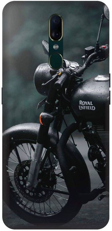 KARJUN Back Cover for OPPO F11, Bullat Bike Multicolour Printed  (Multicolor, Hard Case, Pack of: 1)