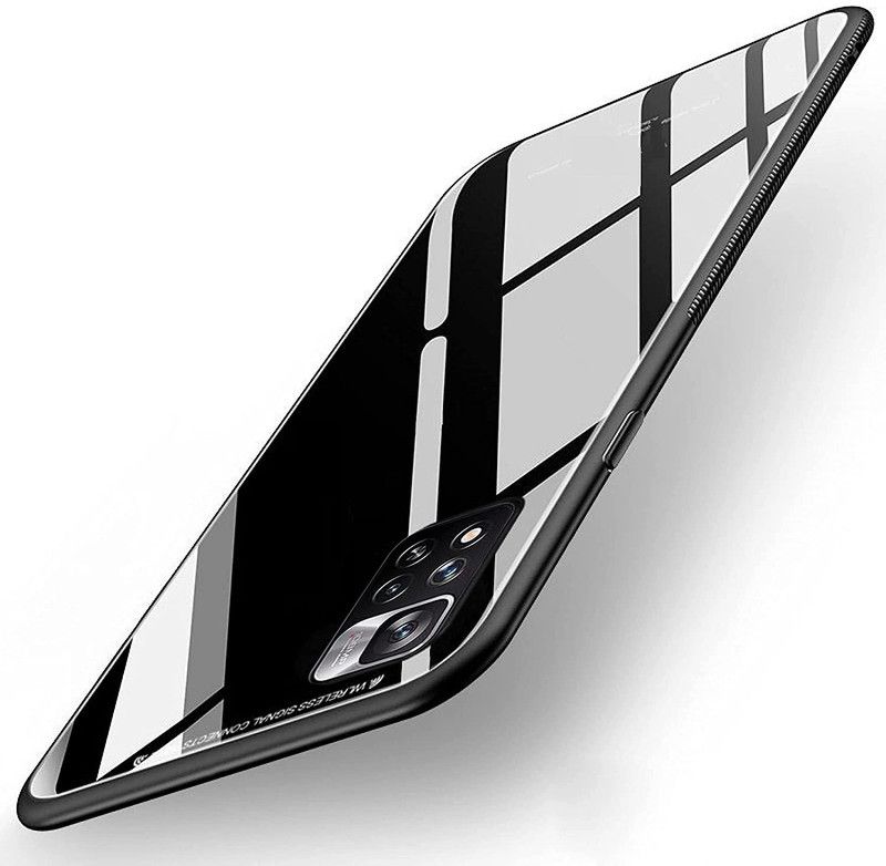B Super Shop Back Cover for POCO M4 Pro 5G  (Black, Grip Case, Pack of: 1)