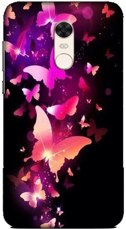 CROKIAN Back Cover for Mi Redmi Note 5  (Black, Pink, Hard Case, Pack of: 1)