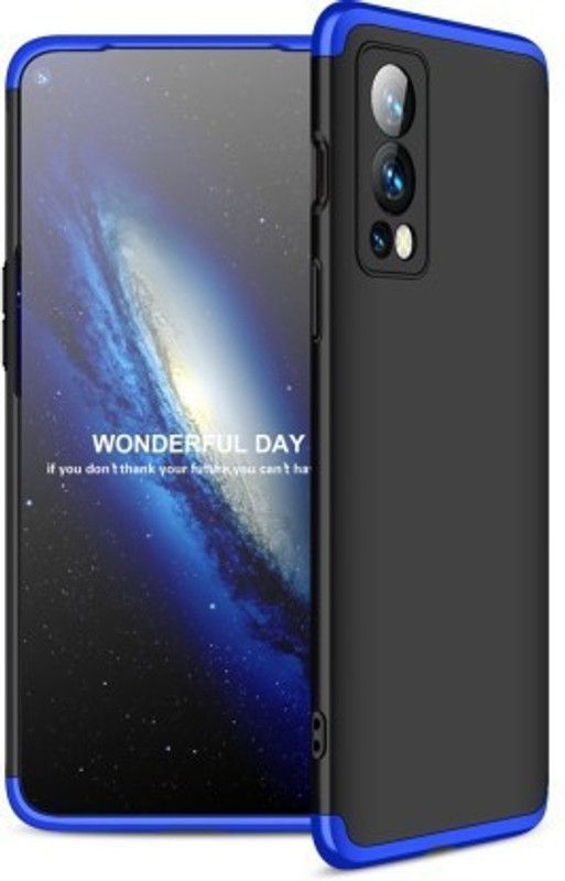 Cermarise Front & Back Case for OnePlus Nord 2 5G  (Blue, Dual Protection, Pack of: 1)