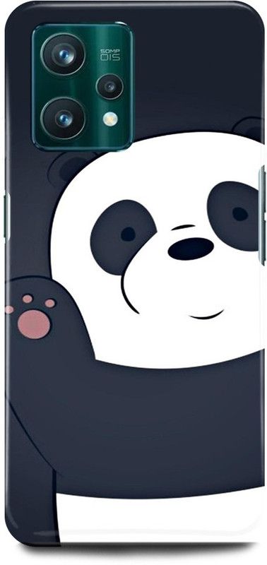 JUGGA Back Cover for OPPO A76 , CPH2375, OSO, PANDA, BHALU, BEER  (Black, Hard Case, Pack of: 1)