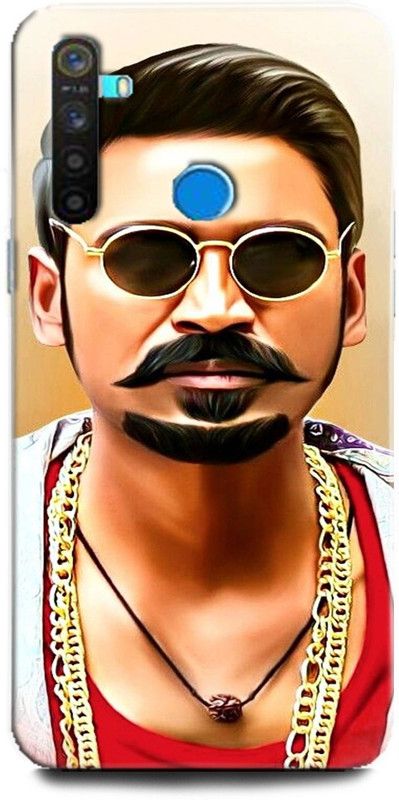 GRAFIQE Back Cover for Realme 5s/ Danush, Marri, Tamil Actor, Stylish Star  (Multicolor, Shock Proof, Pack of: 1)