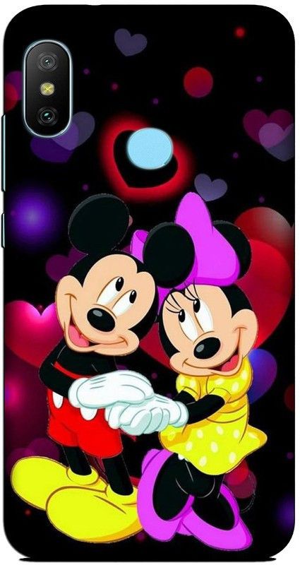 CROKIAN Back Cover for Redmi 6 Pro Minnie mouse Back Cover  (Multicolor, Hard Case, Pack of: 1)