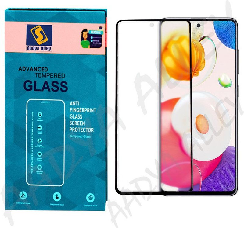 Aadya Alley Edge To Edge Screen Guard for Samsung Galaxy A71 Matte Ceramic (Flexible) Not Glass  (Pack of 1)