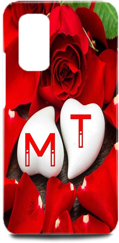 Dimora Back Cover for Vivo V19/1933,M Loves T Name,M Name, T Letter, Alphabet,M Love T NAME  (Multicolor, Hard Case, Pack of: 1)