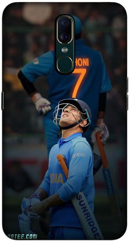 CROKIAN Back Cover for Oppo F11 DHONI Back Cover  (Multicolor, Hard Case, Pack of: 1)