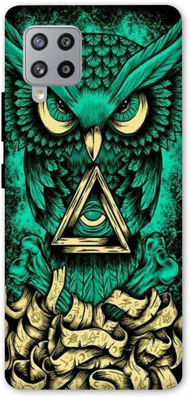 NDCOM Back Cover for Samsung Galaxy M42 5G Owl Art Trendy Printed  (Multicolor, Hard Case, Pack of: 1)
