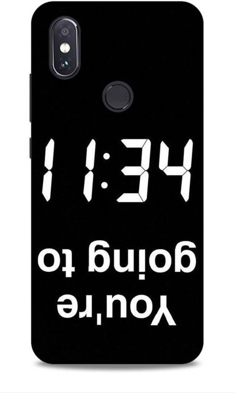 MAPPLE Back Cover for Redmi Mi A2 (Quotation /)  (Black, Hard Case, Pack of: 1)