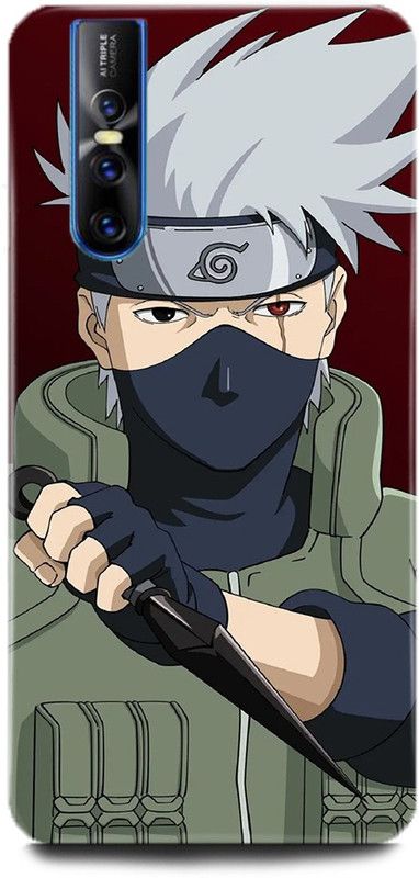 BARMANS Back Cover for Vivo V15Pro / naruto, Naruto, Manga, Cartoon, Anime, kakashi  (Multicolor, Shock Proof, Pack of: 1)