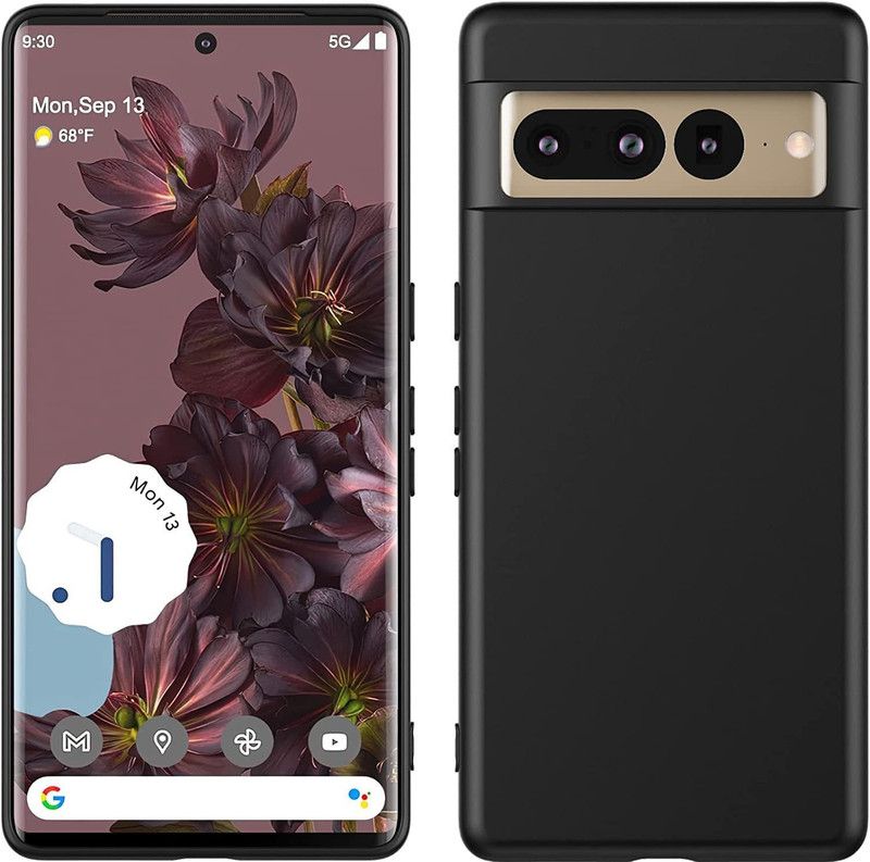 NKCASE Back Cover for Google Pixel 7 Pro  (Black, Shock Proof, Pack of: 1)