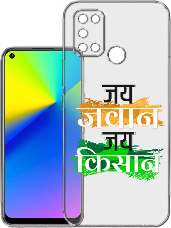 HANIRY Back Cover for Realme 7i  (Transparent, Flexible, Silicon, Pack of: 1)