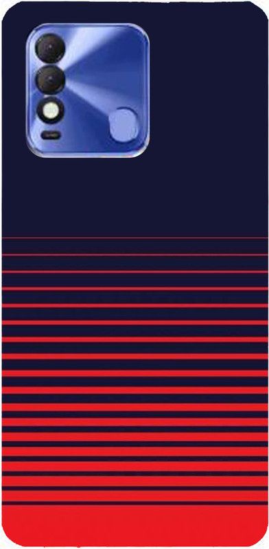 Yuphoria Back Cover for Tecno Spark 8T  (Red, Blue, Silicon, Pack of: 1)
