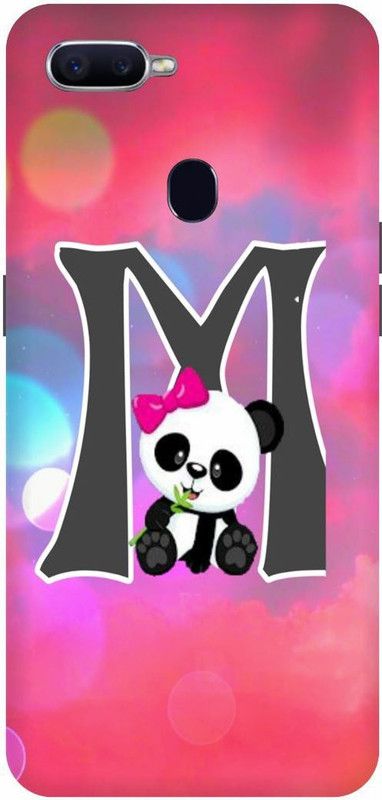 PICHKU Back Cover for OPPO F9 PRO-CPH1823-M,LATTER,ALPHABET,PANDA,NAME,DESIGN,LIFE,LINE,GIRLS,BOYS,LOVE  (Multicolor, Pack of: 1)