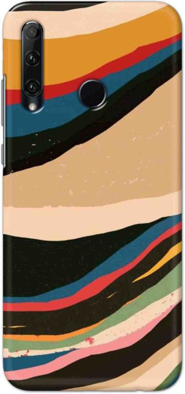 NDCOM Back Cover for Honor 20i Color Wave Pattern Printed  (Multicolor, Hard Case, Pack of: 1)