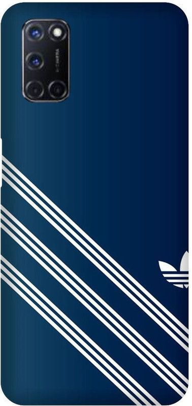 UMPRINT Back Cover for Oppo A52 Adidas Adidas Logo Printed Back Cover  (Multicolor, Hard Case, Pack of: 1)