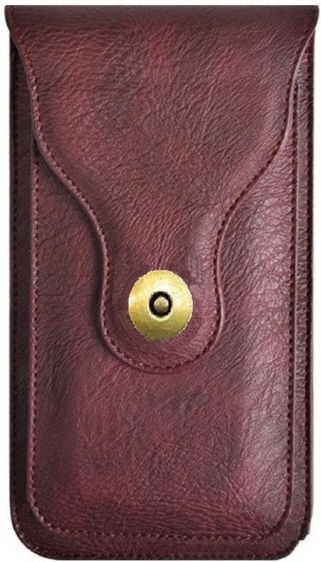 HITFIT Pouch for Oppo A76 / Oppo K10 / Oppo A96 / Oppo A16e  (Red, Dual Protection, Pack of: 1)