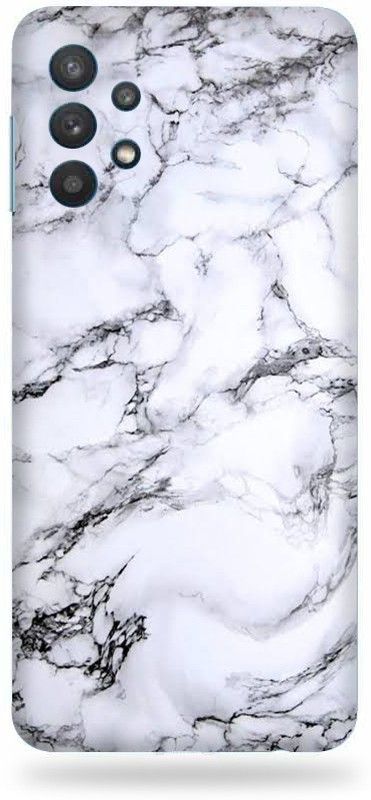 Satisfactory Samsung Galaxy A32, Galaxy A 32 Mobile Skin  (Milky White Marble With Matte Finish)