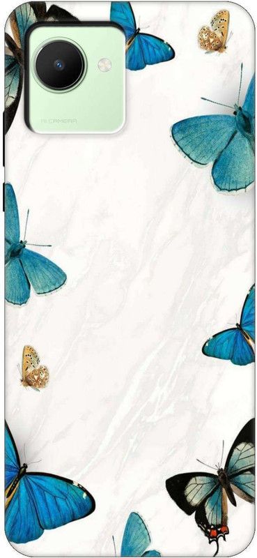 iprinto Back Cover for realme C30, RMX3581, realme C30s, RMX3690 Butter Fly Back Cover  (Multicolor, Hard Case, Pack of: 1)
