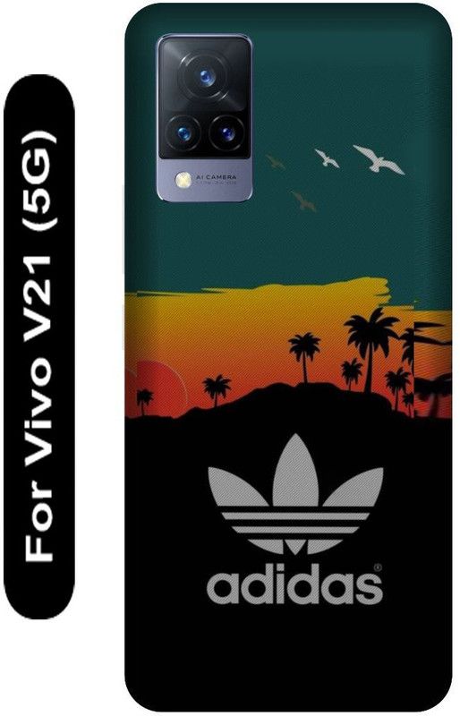 SSMORYA Back Cover for Vivo V21 5G, Addidas Printed  (Multicolor, Hard Case, Pack of: 1)