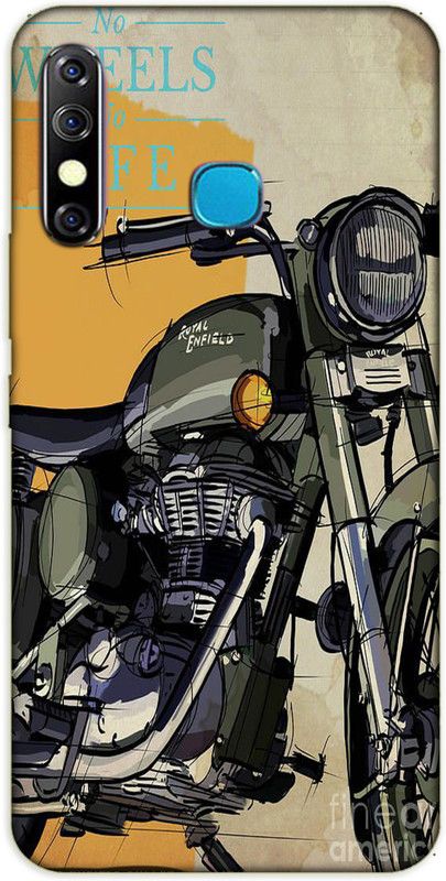 iprinto Back Cover for Infinix Hot 8  (Green, Hard Case)