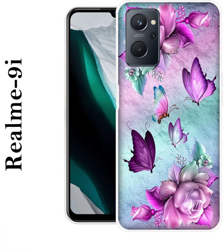 SIMAWAT Back Cover for Realme 9i  (Multicolor, Grip Case, Silicon)