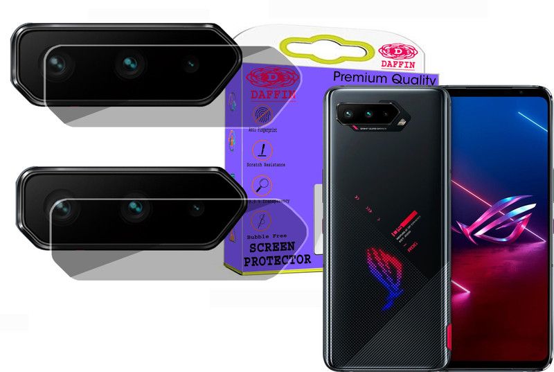 DAFFIN Back Camera Lens Glass Protector for ASUS ROG 5s  (Pack of: 2)
