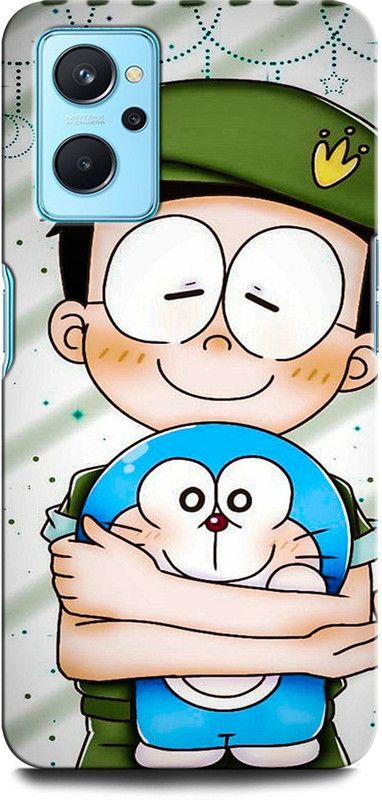ORBIQE Back Cover for OPPO A76 DORAEMON, NOBITA, CARTOON, FUNNY, CUTE, DORAEMON  (Multicolor, Hard Case, Pack of: 1)