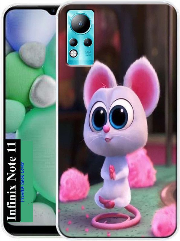 HEXAcase Back Cover for Infinix Note 11 / Infinix Note11  (Multicolor, Dual Protection, Silicon, Pack of: 1)