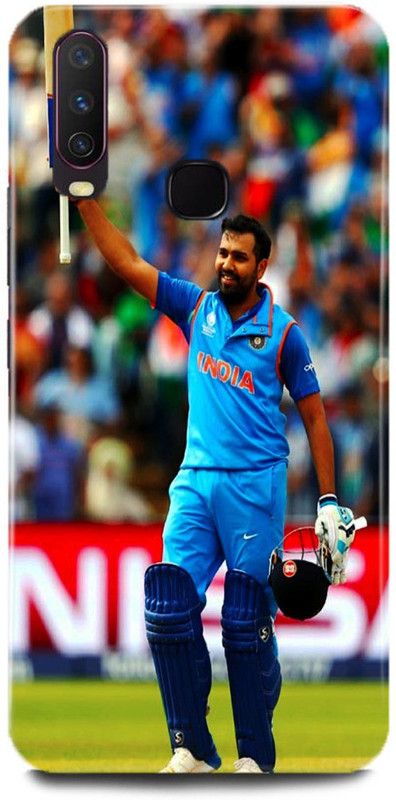 play fast Back Cover for Vivo Y15/1901 ROHIT SHARMA PRINTED  (Multicolor, Hard Case, Pack of: 1)