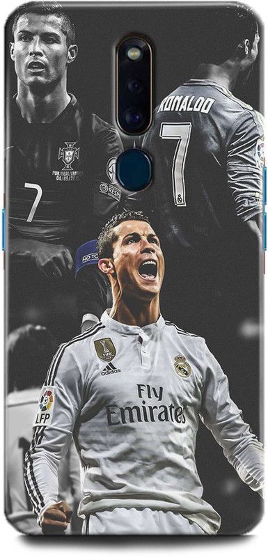 INTELLIZE Back Cover for Oppo f11 Pro/CPH1969 ronaldo,Printed  (Multicolor, Shock Proof, Pack of: 1)
