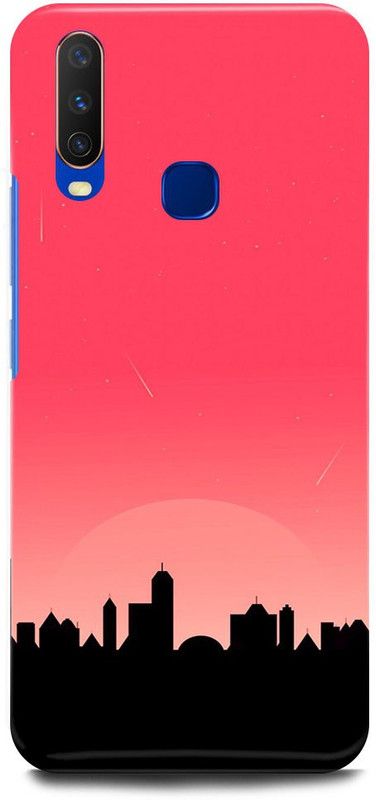 ZIGTOZAG SHOPPE Back Cover for vivo U10  (Red, Black, Hard Case)