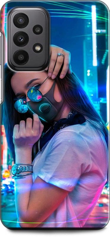 INDICRAFT Back Cover for SAMSUNG Galaxy A33 5G GIRL, HOOD, ANIME, MASK, SPARKS, TEXTURE, GLANCE  (Multicolor, Shock Proof, Pack of: 1)
